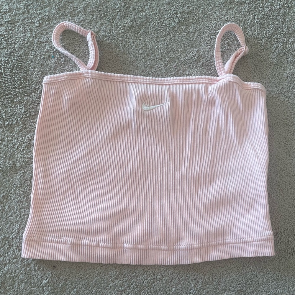Nike baby pink Crop Top